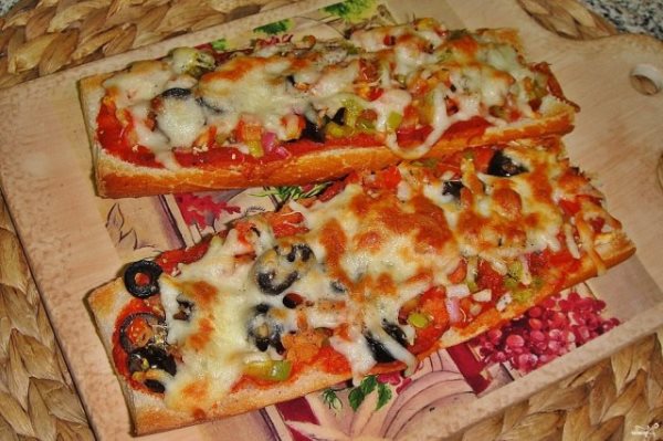 Вегетарианская пицца-багет