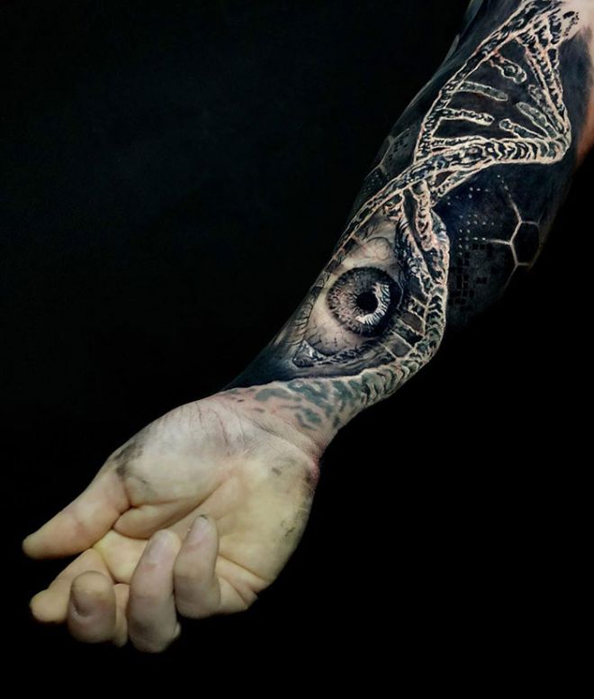 Невероятные 3D-татуировки: 30 идей для самых смелых