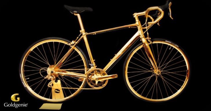 Золотой велосипед за 250 000 фунтов стерлингов — Подарок, который можно купить один раз в жизни