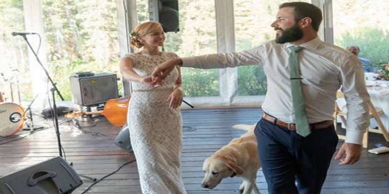 Dog Pulls Hilarious Photobomb On Couple’s Wedding Day … And It Goes Viral