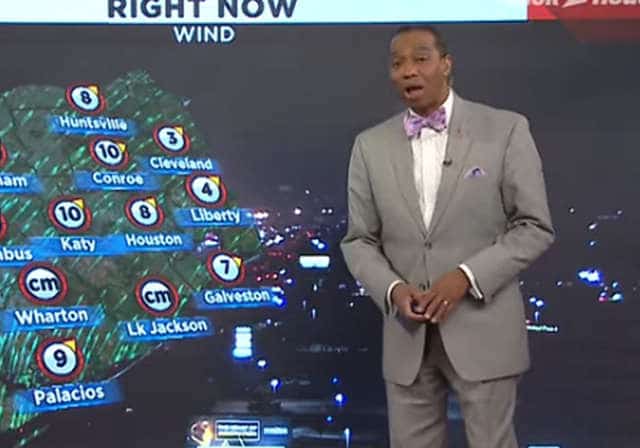 Weatherman Has Best Reaction After A Little Dog Interrupts The Broadcast