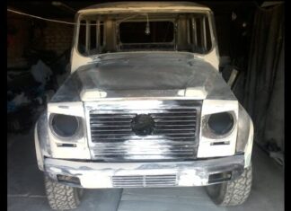 Парень сделал Гелик из УАЗика