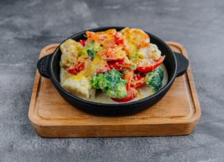 Овощи под сыром