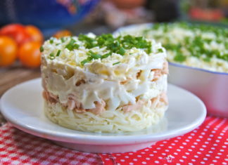 Слоеный салат