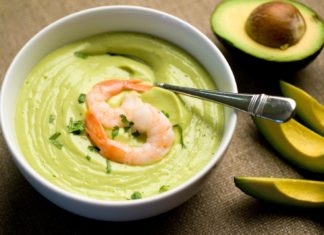 Крем суп из авокадо