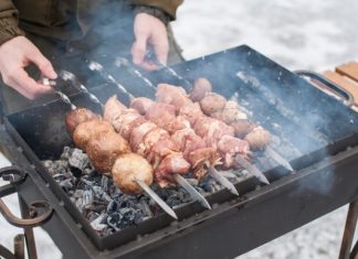 Как приготовить шашлык зимой?