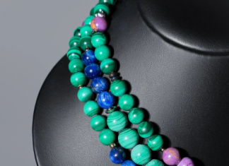 Премиальные браслеты: материалы, стиль и особенности выбора украшений высокого класса Бусы малахит, фосфосидерит, лазурит, кианит